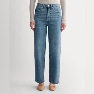 Everlane Women's Straight Leg Jeans - Blue